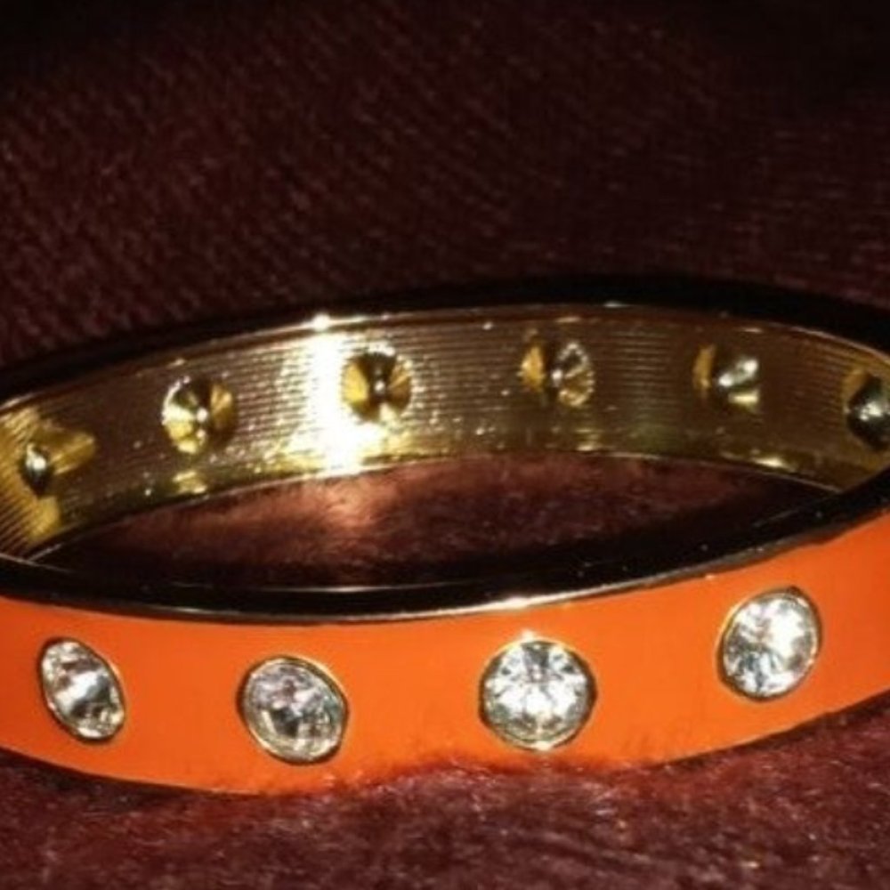 Orange Bangle Bracelet